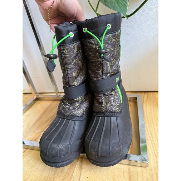 Dream Pairs Kids Winter Snow Boots Size 5 - Picture 7 of 8